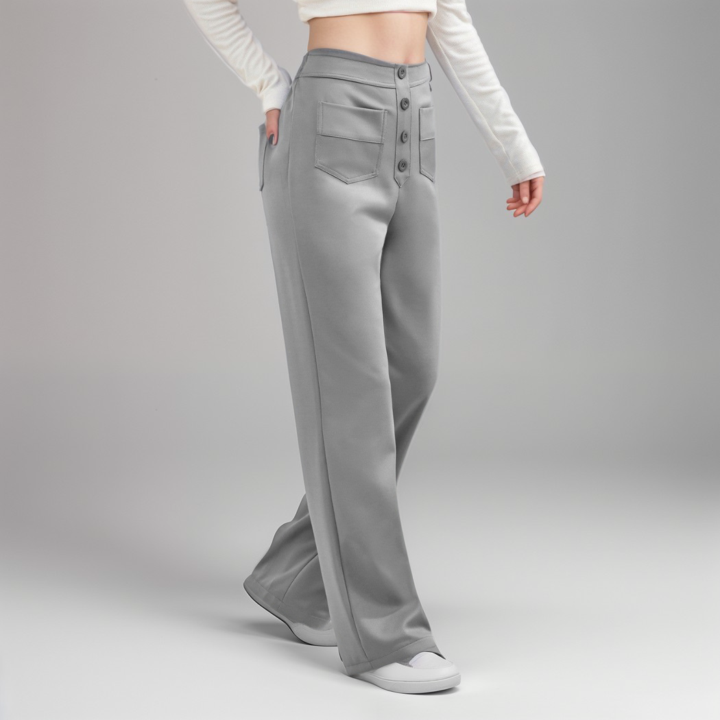 Elsa | High-waisted stretch trousers