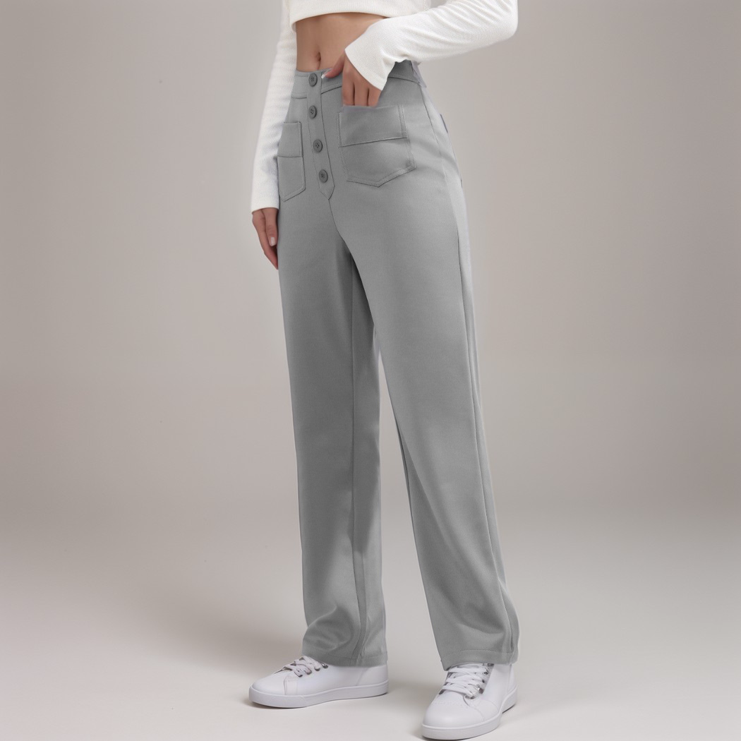 Elsa | High-waisted stretch trousers