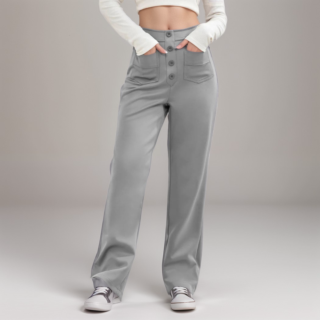 Elsa | High-waisted stretch trousers