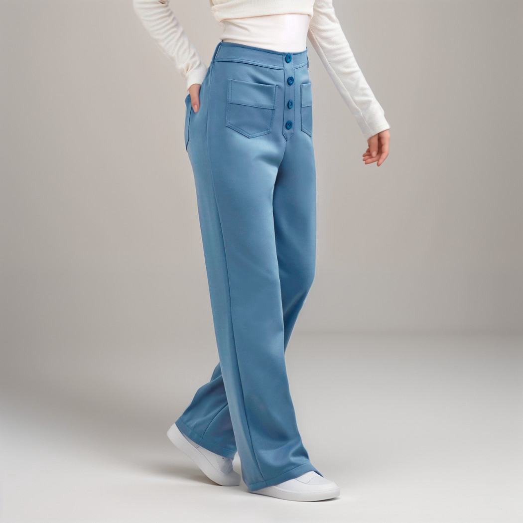 Elsa | High-waisted stretch trousers