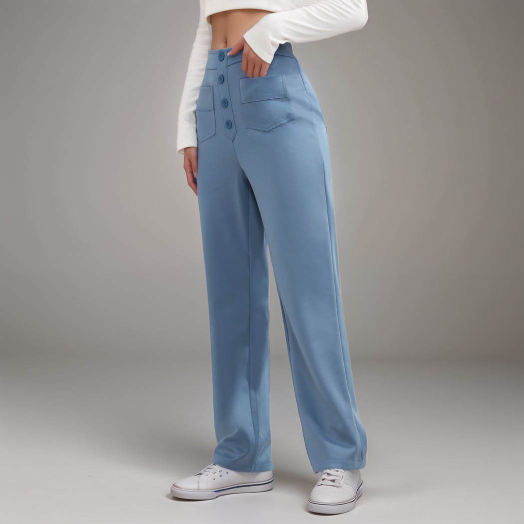 Elsa | High-waisted stretch trousers