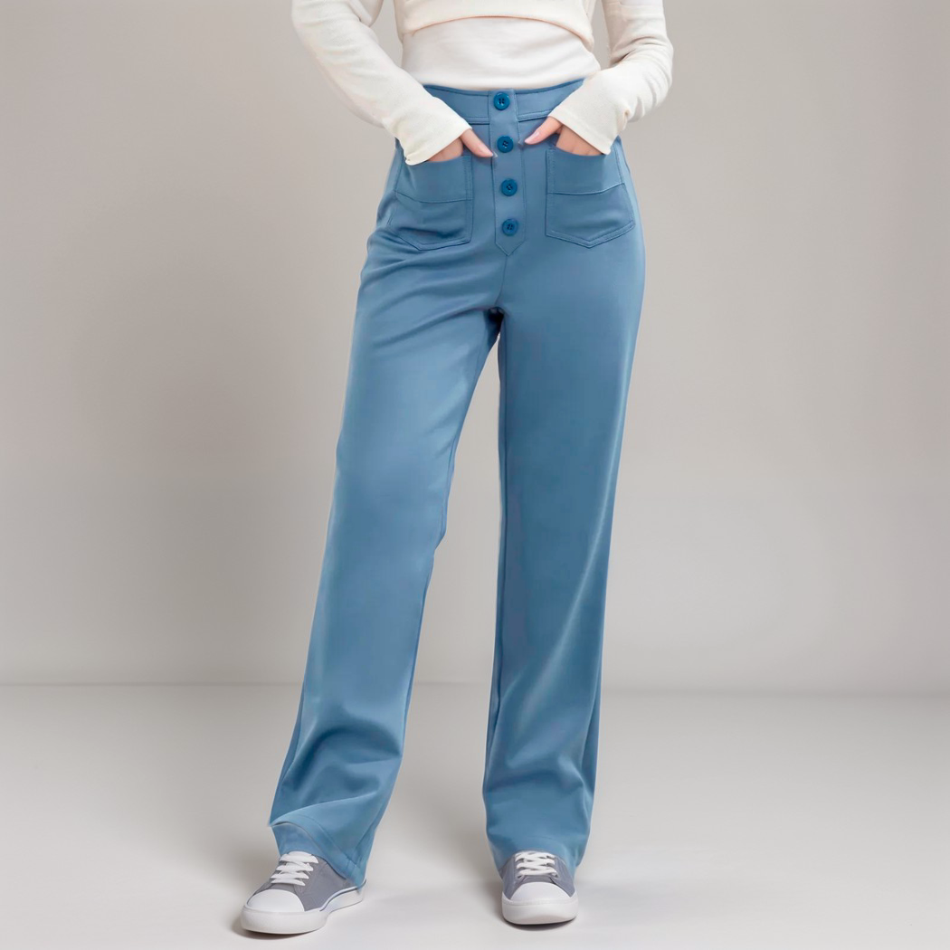 Elsa | High-waisted stretch trousers