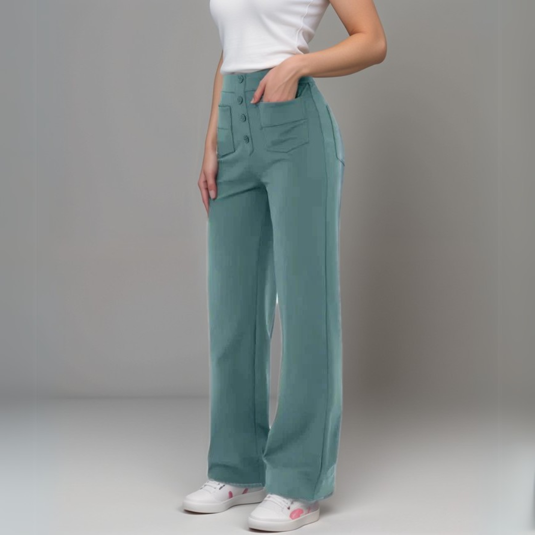 Elsa | High-waisted stretch trousers