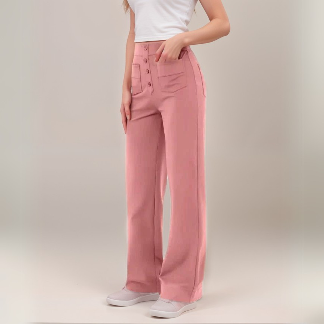 Elsa | High-waisted stretch trousers