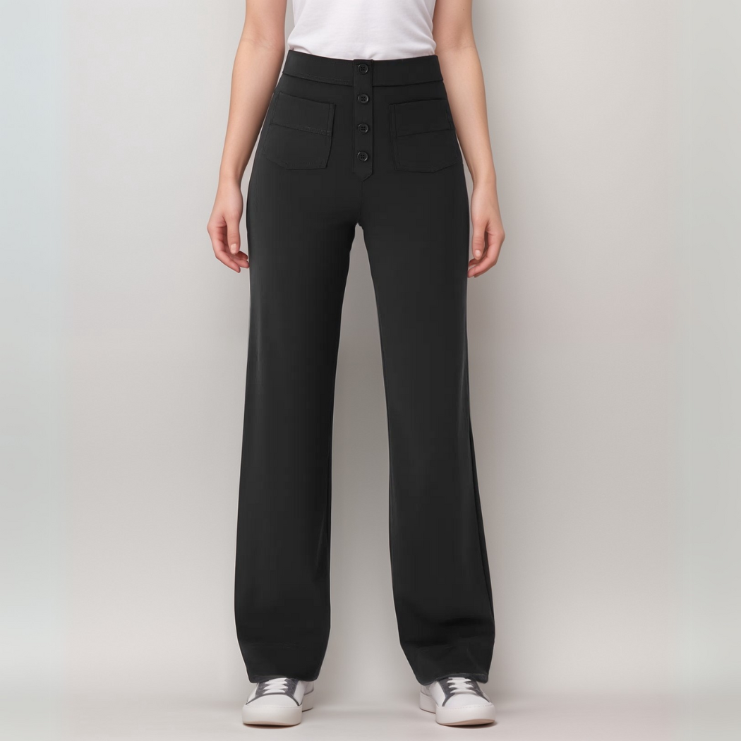 Elsa | High-waisted stretch trousers