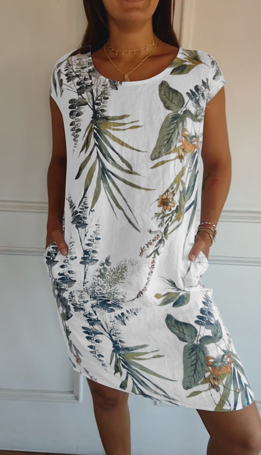 Martine | Comfortable round-neck dress
