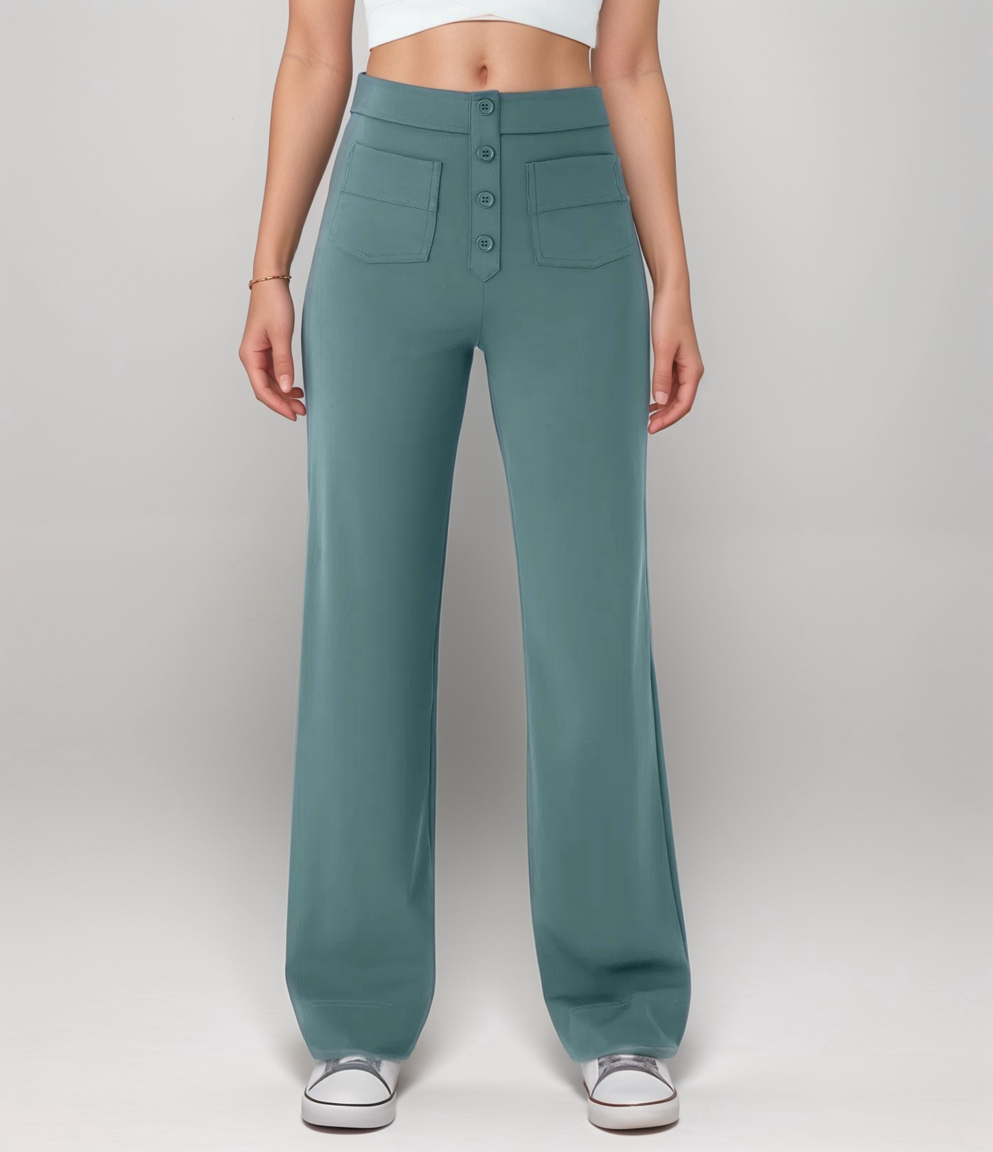 Elsa | High-waisted stretch trousers