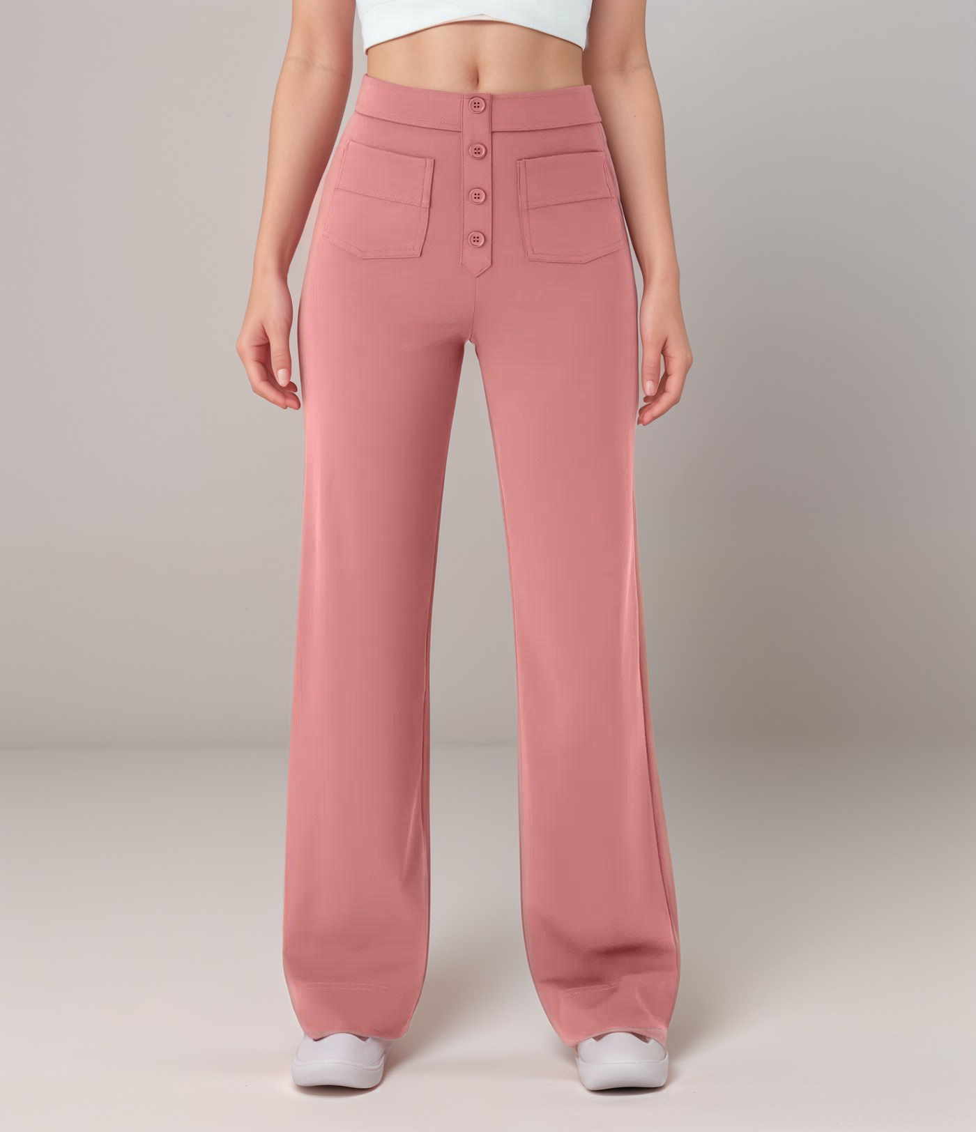 Elsa | High-waisted stretch trousers