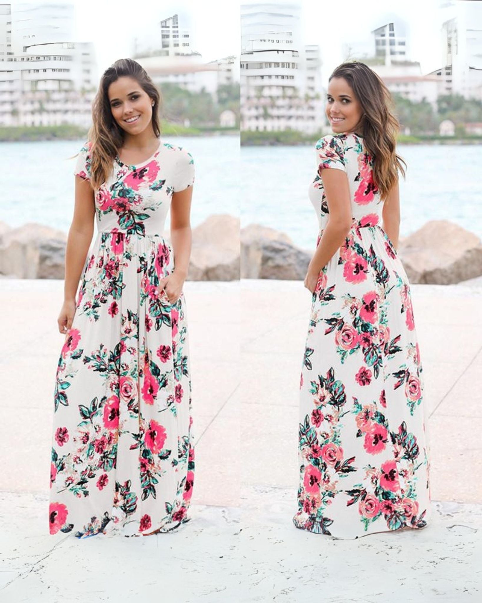 Serenity | Floral Maxi Dress
