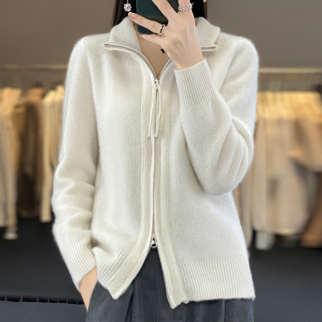 Trudi | Cardigan with zip