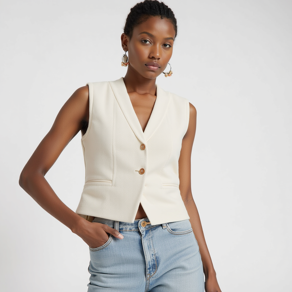 Tabitha | Sleeveless cardigan